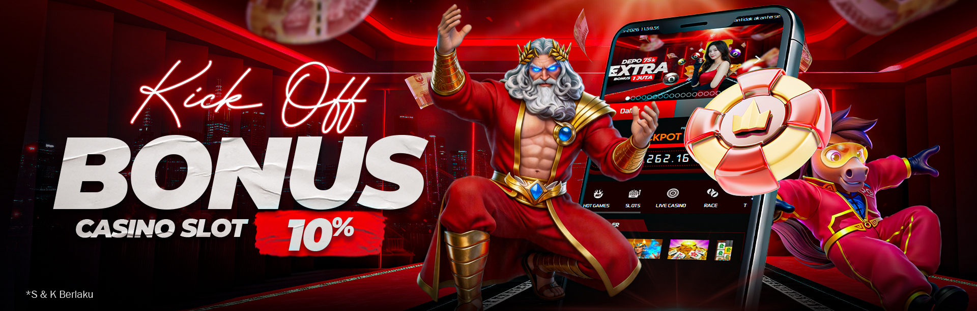BONUS KICK-OFF 10%